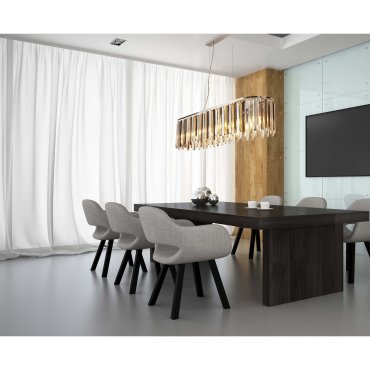 Searchlight Clarissa - hanglamp - 100 x 25 x 150 cm - amber