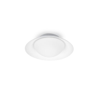 Faro Side - plafondverlichting - Ø 20 x 9 cm - mat wit