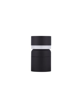 Nova Luce Airy - tuinpaal - Ø 14,5 x 25 cm - 8W LED incl. - IP65 - zandzwart