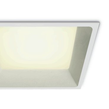 ONE Light SMD Dark Light - inbouwspot - 170 x 170 mm, 160 x 160 mm inbouwmaat - 22W LED incl. - wit - witte lichtkleur