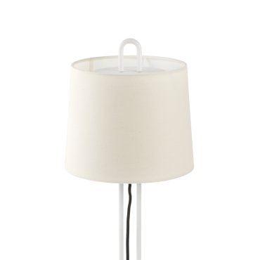 Faro Montreal - tafellamp - Ø 25 x 54 cm - wit en beige