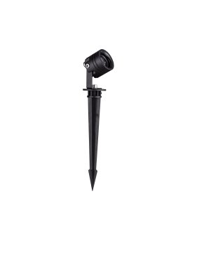 Nova Luce Sento - spot op piek - Ø 3,5 x 5 cm - 3W LED incl. - IP65 - donker antraciet