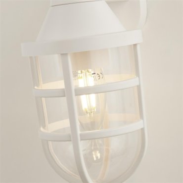 Searchlight Seaside - buiten wandlamp - 11 x 21 cm - IP44 - wit