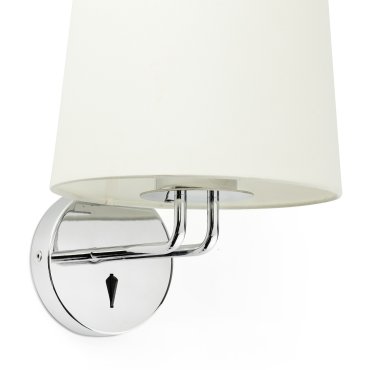Faro Montreal - wandverlichting - 21,5 x 19 x 32 cm - wit en chroom