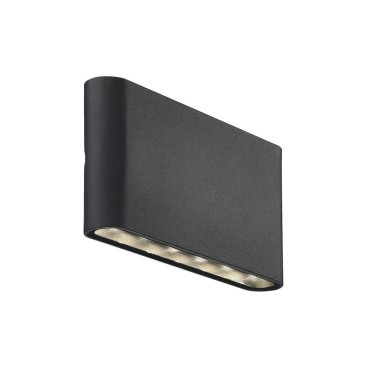 Nordlux Kinver - buiten wandverlichting - 17,5 x 9 x 3 cm - 2 x 6W LED incl. - IP54 - zwart