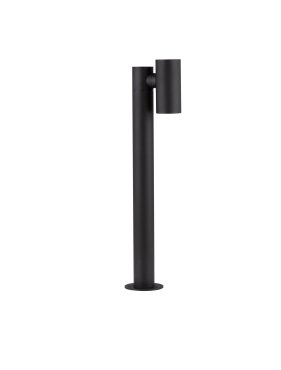 Nova Luce Pec - tuinpaal - Ø 16 x 70 cm - 8W LED incl. - IP65 - zandzwart