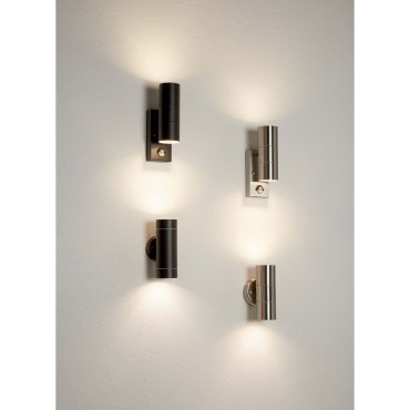 Searchlight Slapton - buiten wandverlichting - 6 x 16 cm - IP44 - roestvrij staal