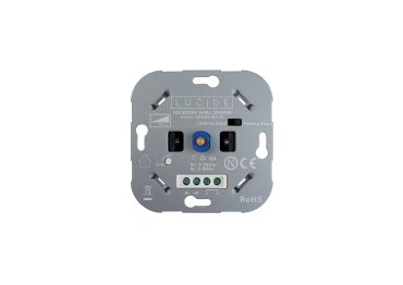 Lucide Dim - LED draaiknopdimmer - 5 tot 150W LED - wit