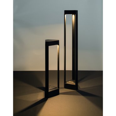 Nova Luce Pax - tuinpaal - 50 cm - 9W LED incl. - IP54 - zwart