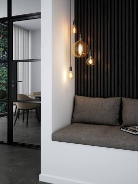 Nordlux Smart LED lamp - slimme verlichting -  Ø 6 x 10,5 cm - E27 - 4,7W - dimfunctie  via app - amber