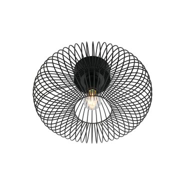 Nordlux Beroni - plafondlamp - Ø 40,3 x 21 cm - zwart