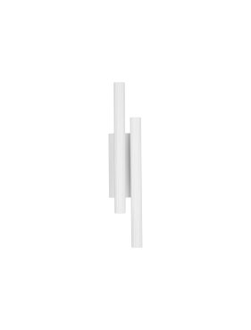 Nova Luce Paron - wandlamp - 5,5 x 38 x 7 cm - 15W LED incl. - zandwit
