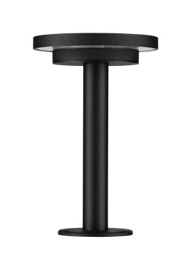 Nova Luce Nitro - tuinpaal - Ø 15 x 23,7 cm - 12W LED incl. - IP65 - zandzwart