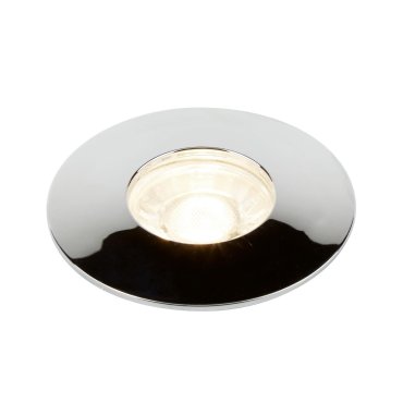 Searchlight Flush  - set van 3 - Ø 100 mm, Ø 68 mm inbouwmaat - 3 x 4W LED incl. - chroom