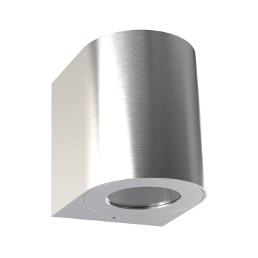 Nordlux Canto 2 - buiten wandverlichting - 8,7 x 10,4 cm - 2 x 6W LED incl. - IP44 - roestvrij staal