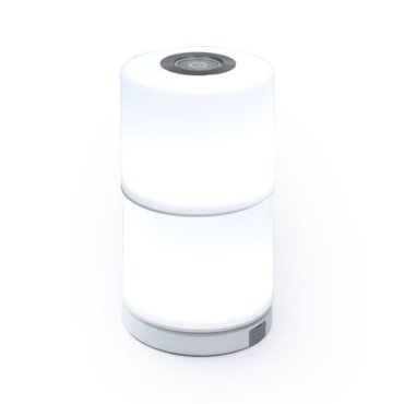 Lutec Noma - buiten tafellamp starterskit - slimme verlichting - 10 x 10 x 36,5 cm - 2 x 2,3W LED incl. - IP44 - wit