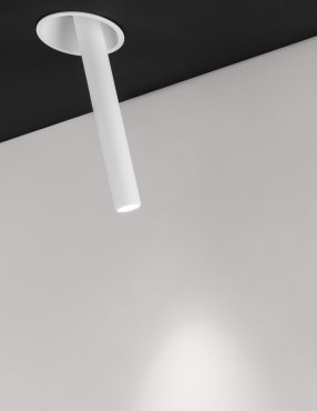 Nova Luce Zetan - inbouwspot - Ø 92 mm, Ø 82 mm inbouwmaat - 5W LED incl. - wit