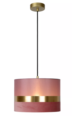 Lucide Extravaganza Tusse - hanglamp - Ø 30 x 152,5 cm - roos