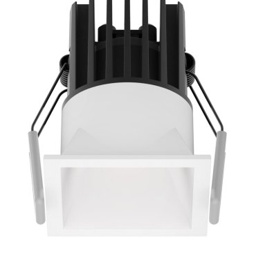 Nova Luce Bree - inbouwspot - 56 x 56 mm, 50 x 50 mm inbouwmaat - 7W LED incl. - IP32 - wit