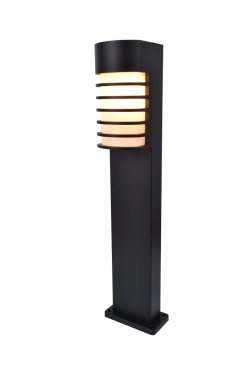 Lutec Fulton - tuinpaal - 16 x 17 x 75 cm  - IP54 - zwart
