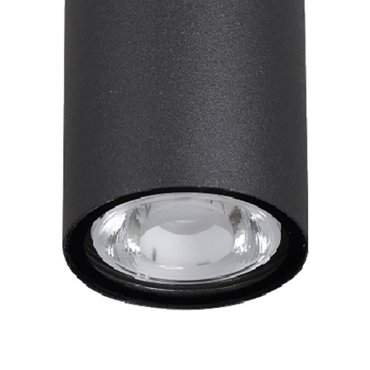 Nova Luce Ceci - buiten plafondlamp - Ø 5,5 x 11 cm - 3W LED incl. - IP65 - zwart