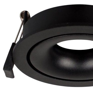 Nova Luce Enzo - inbouwspot - Ø 110 mm, Ø 105 mm inbouwmaat - zwart