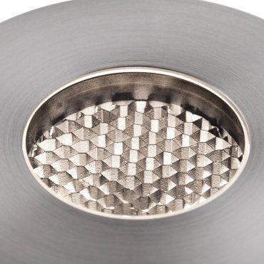 Faro Grund - ronde grondspot voor buiten - Ø 80 mm, Ø 60 mm inbouw - 7W LED incl. - IP67 - satijn inox – warm witte lichtkleur (3000K)