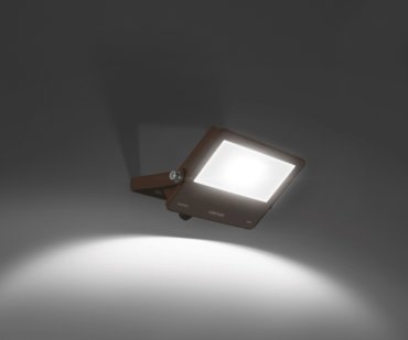 Century Italia Porteo CCT - verstraler - 20,3 x 22,4 x 3,6 cm - 40W LED incl. - instelbare lichtkleur - IP65 - bruin
