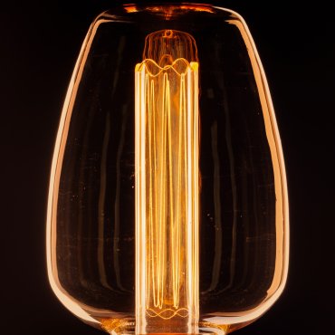 ETH Deco Filament LED 43F - E27 - 3 stappen dimbaar - 1W/2,5W/5W - 1800K - goud