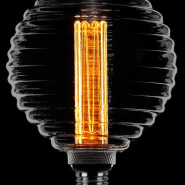 ETH Deco Filament LED kooldraad – E27 - 3 stappen dimbaar - 1W/2,5W/5W - 1800K – gerookt glas