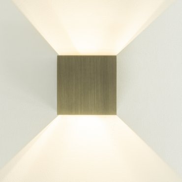 Artdelight Gymm - wandlamp - 10 x 10 x 10 cm - antiek brons