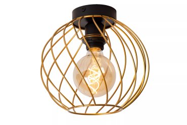 Lucide Danza - plafondlamp - Ø 25 x 22,5 cm - goud