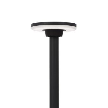 Nova Luce Suite - tuinpaal - Ø 18 x 60 cm - 12W LED incl. - IP54 - zwart