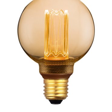 ETH LED Filament Globe - E27 - 3,5W dimbaar - 1800K - goud