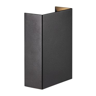 Nordlux Fold 10 - buiten wandverlichting - 10,6 x 14,9 x 4,5 cm - 2 x 3,75W LED incl. - IP54 - zwart