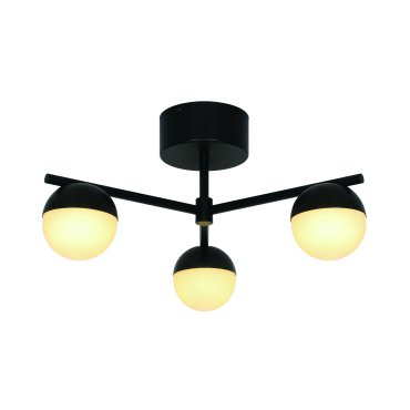 Nordlux Contina - plafondlamp 3L - 48,5 x 25,3 cm - zwart