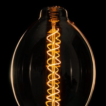 ETH Zeppelin XXL Spiraal LED - E27 - 8W dimbaar - 2200K - goud
