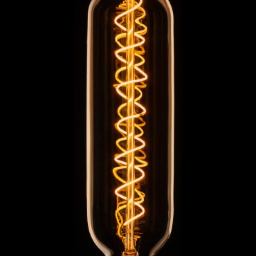 ETH Buis XXL Filament Spiraal LED - E27 - 8W dimbaar - 1800K - goud