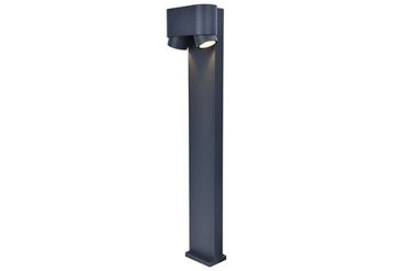Lutec Cypres - tuinpaal - 13 x 17,3 x 75 cm - IP44 - donker grijs