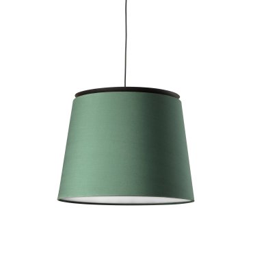 Faro Savoy - hanglamp - Ø 42 x 31 cm - groen en zwart
