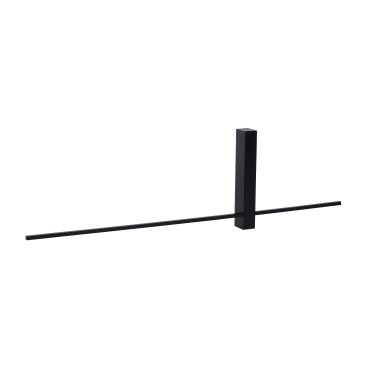 Lucide Segin - wandverlichting - 60 x 22 x 22 cm - 6W LED incl. - zwart