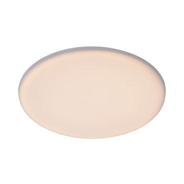 Lucide Ceres-LED - plafondlamp badkamer - Ø 21,5 x 5 cm - 30W dimbare LED incl. - IP44 - wit