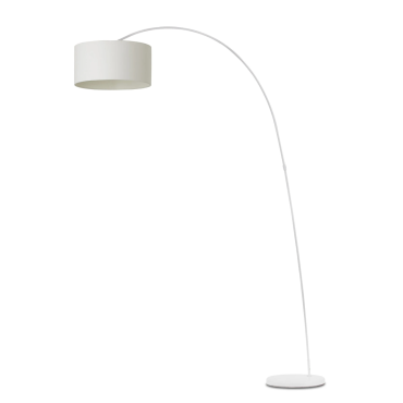 Faro Papua - staanlamp - 200 cm - mat wit