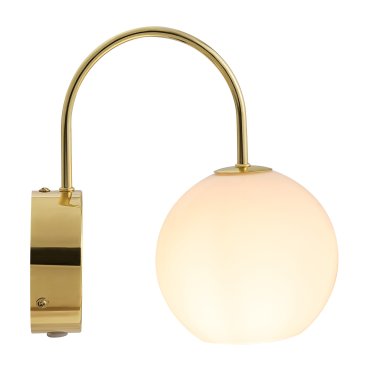 Nordlux Franca - wandlamp - Ø 13 x 22 cm - messing
