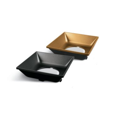 ONE Light Retro Dark Light Square Cylinders - opbouwspot 1L - 7,3 x 7,3 x 9,5 cm - 12W LED incl. - zwart