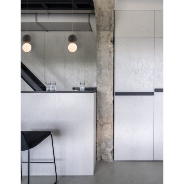 Nova Luce Zero - hanglamp - Ø 10 x 120 cm - grijs