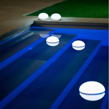 New Garden Coco - draagbare oplaadbare lichtbron met afstandsbediening - Ø 11 x 8 cm - 9W dimbare LED incl. - IP68 - wit
