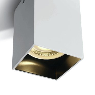 ONE Light GU10 Dark Light - opbouwspot 1L - 6 x 6 x 9,5 cm - wit