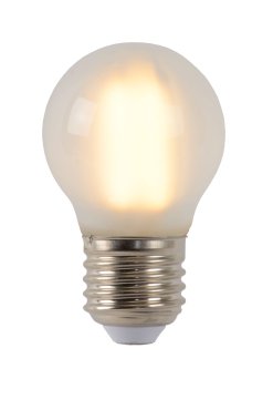 Lucide LED filament lamp - Ø 4,5 x 7,4 cm - E27 - 4W dimbaar - 2700K - albast