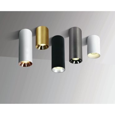 ONE Light Chill Out Cylinder GU10 - opbouwspot 1L - Ø 7,5 x 25 cm - wit
